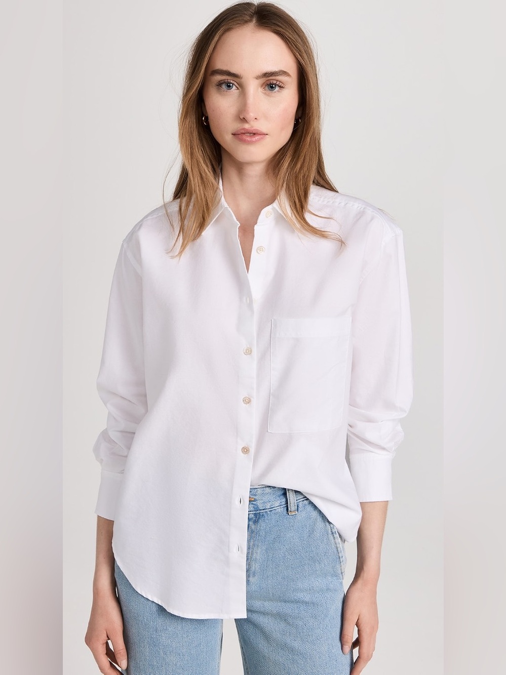 AYR The Deep End Button Down Shirt White